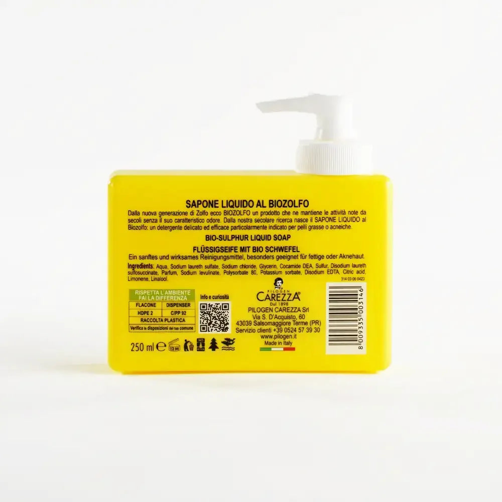 SAPONE LIQUIDO AL BIOZOLFO