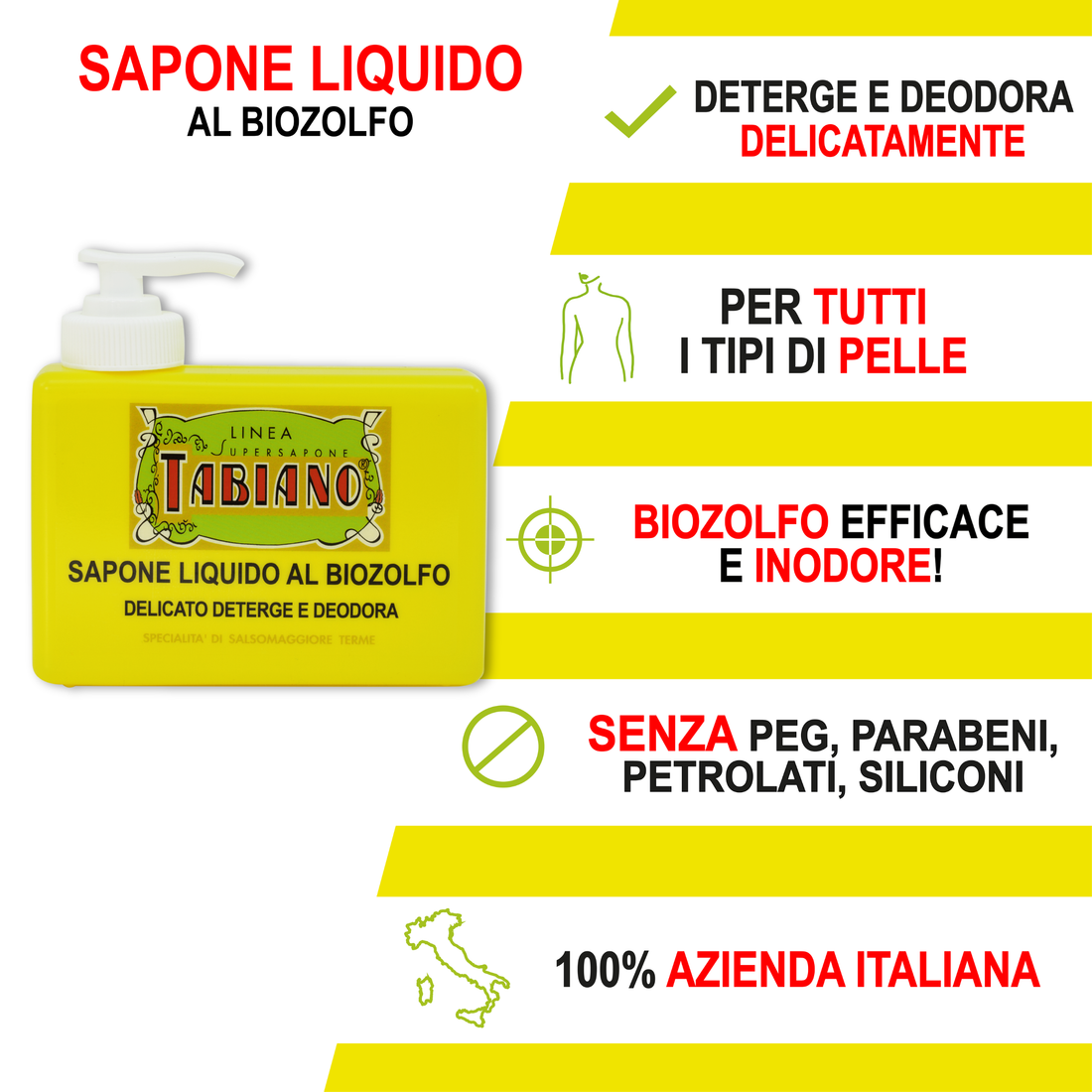 SAPONE LIQUIDO AL BIOZOLFO