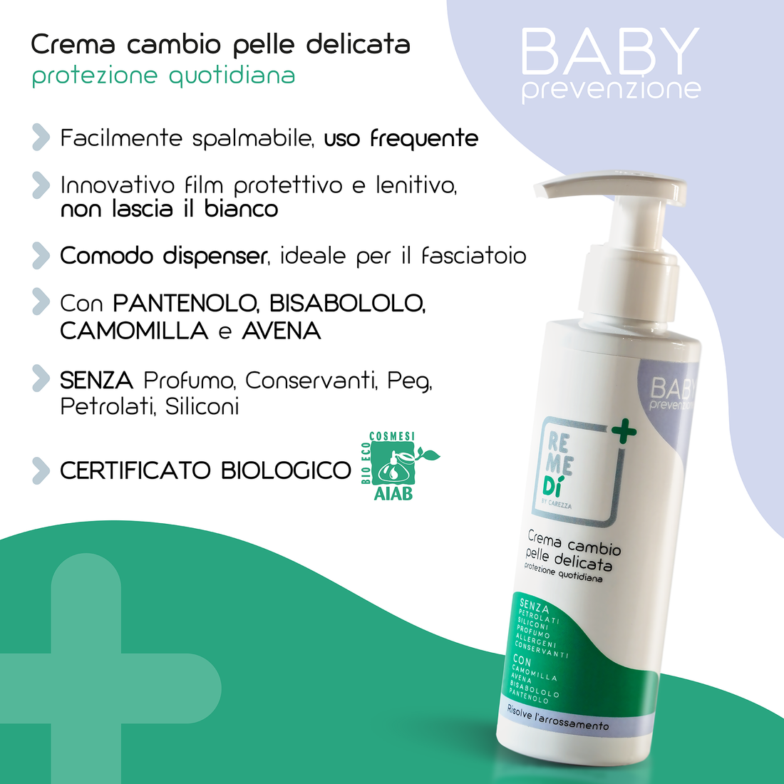 CREMA CAMBIO PELLE DELICATA