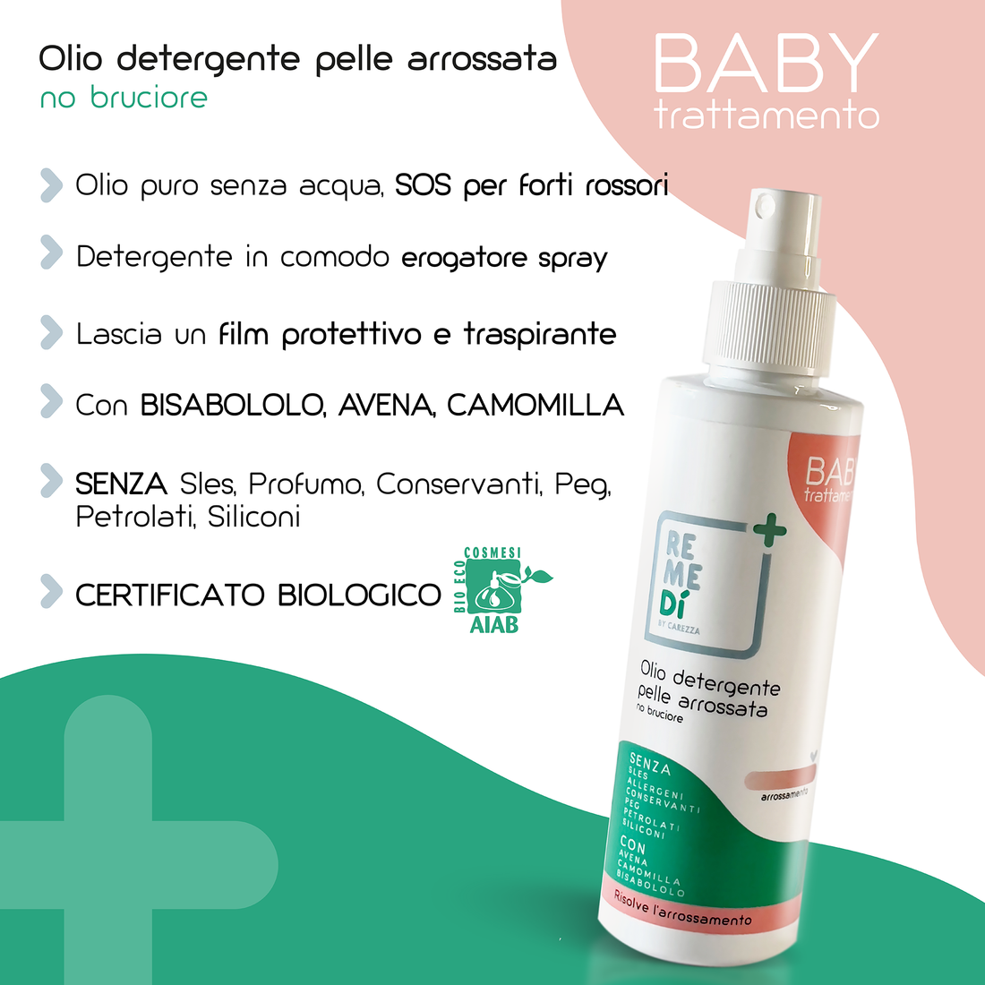 OLIO DETERGENTE PELLE ARROSSATA