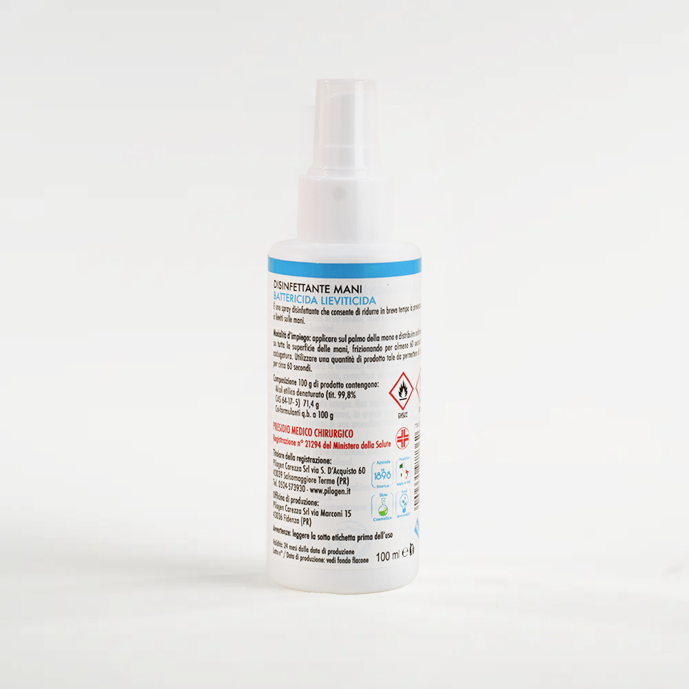 SPRAY DISINFETTANTE MANI BATTERICIDA al Tea Tree Oil