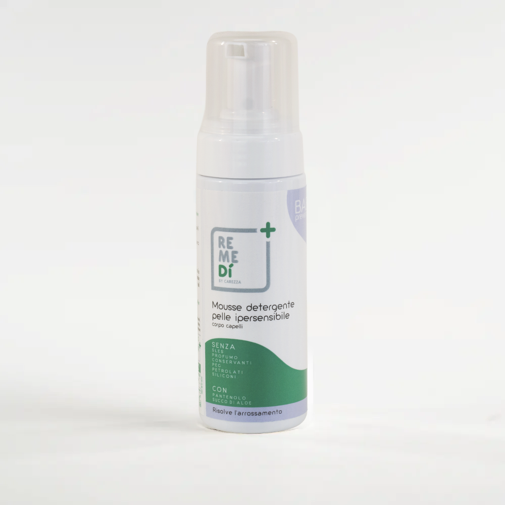 MOUSSE DETERGENTE PELLE IPERSENSIBILE