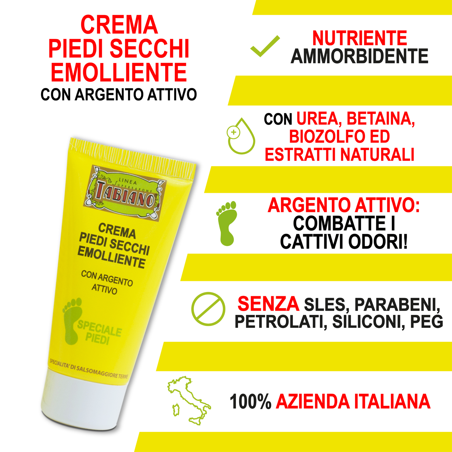 CREMA PIEDI SECCHI AL BIOZOLFO