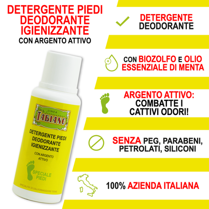 DETERGENTE PIEDI DEODORANTE AL BIOZOLFO