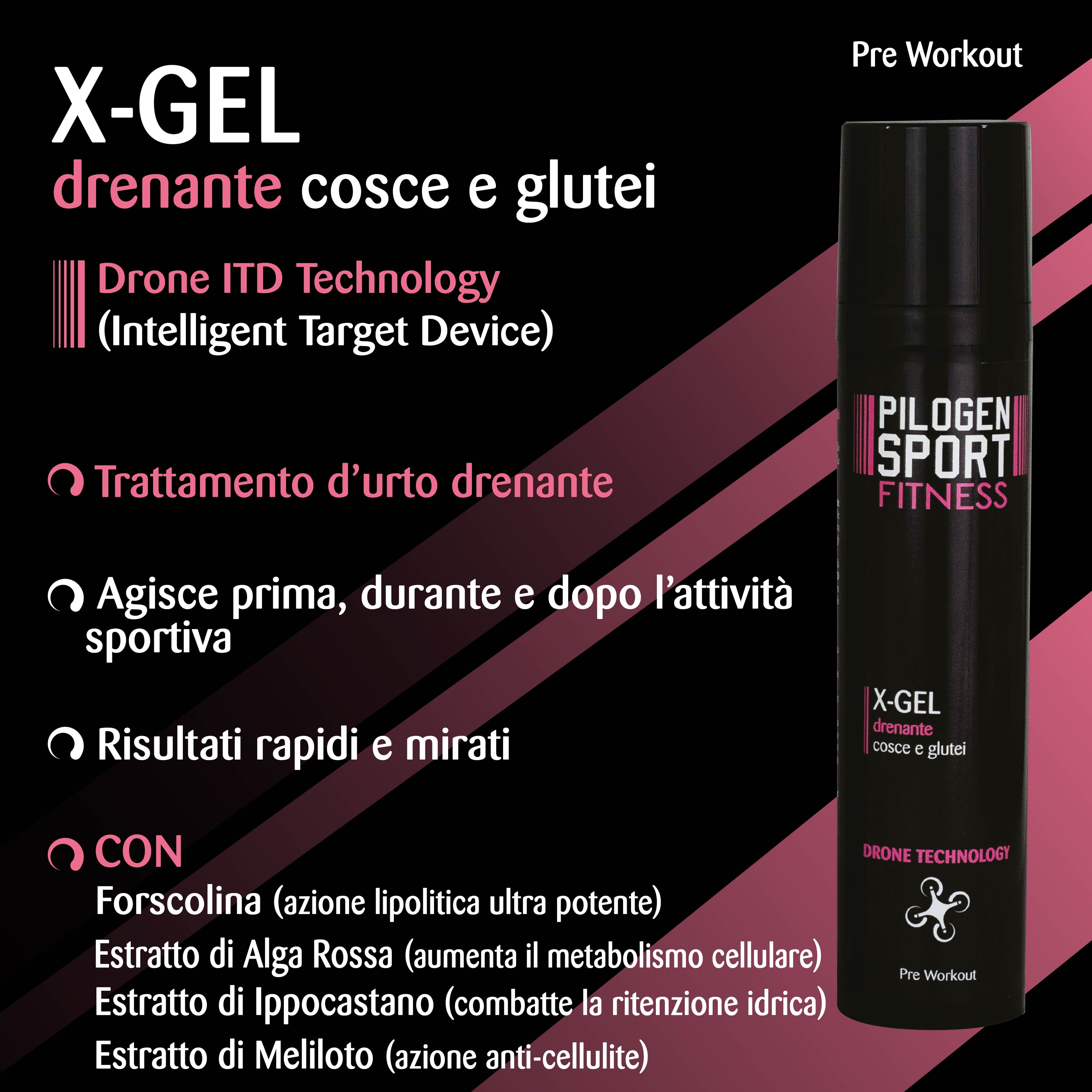 X-GEL drenante cosce e glutei