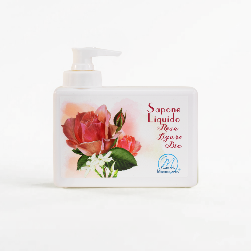 SAPONE LIQUIDO ALLA ROSA LIGURE