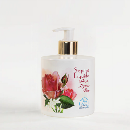 SAPONE LIQUIDO ALLA ROSA LIGURE