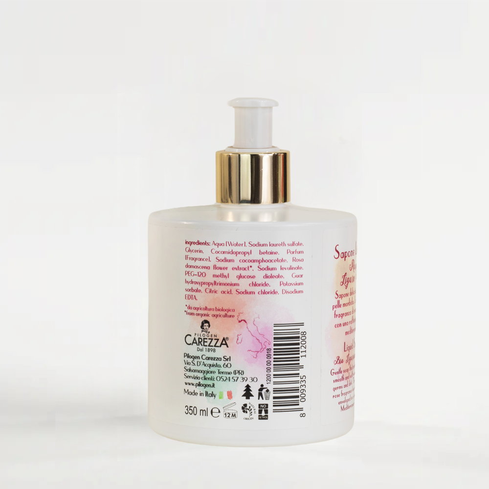 SAPONE LIQUIDO ALLA ROSA LIGURE