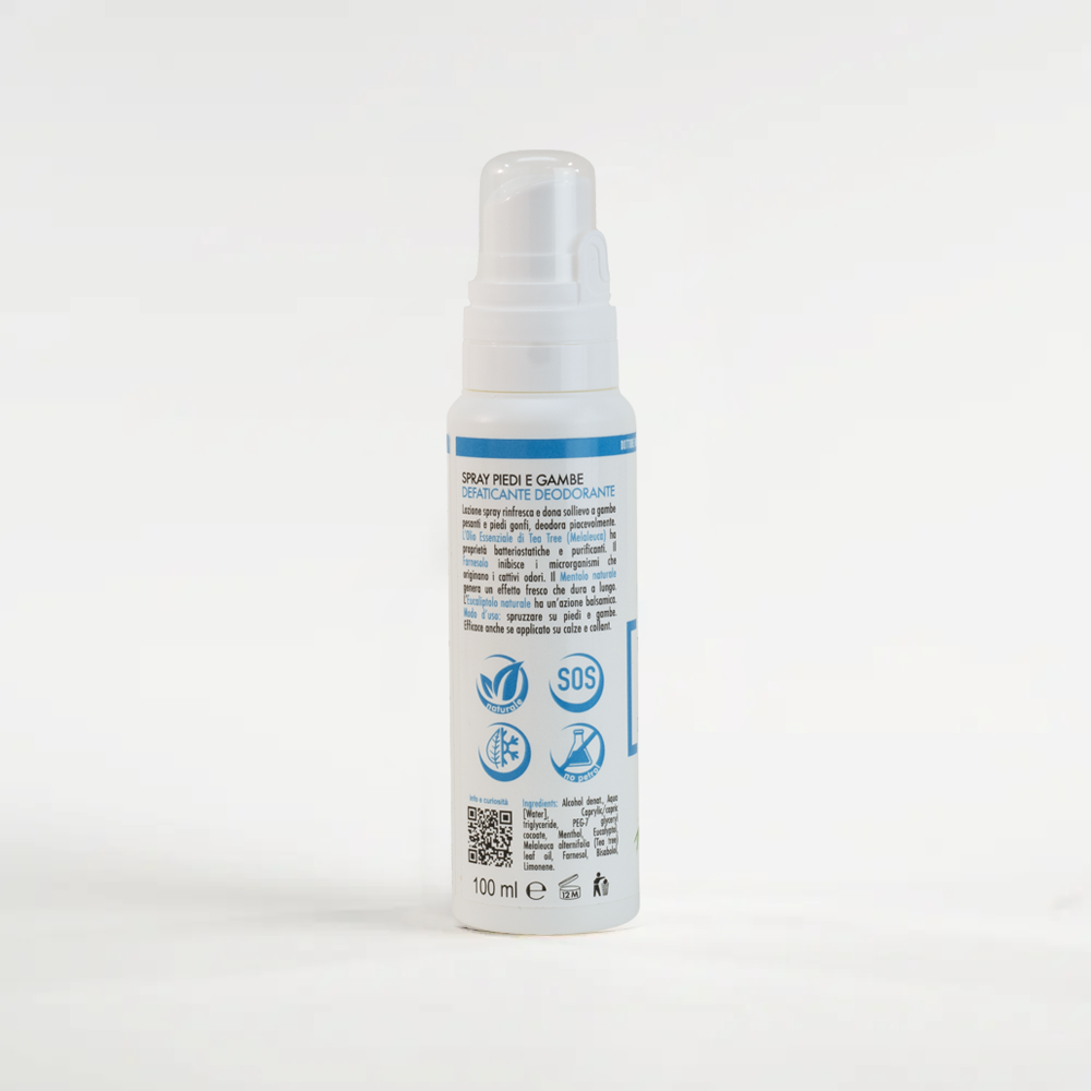 TEA TREE OIL SPRAY PIEDI E GAMBE DEFATICANTE