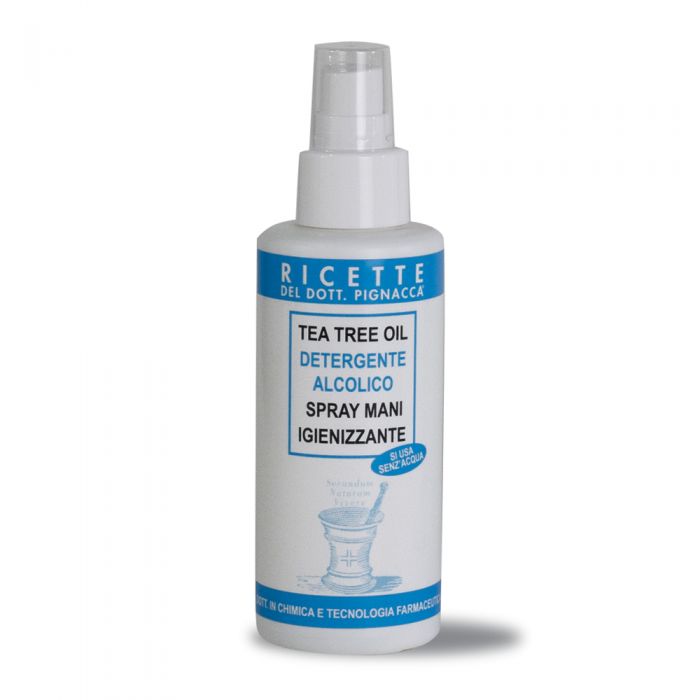 Tea Tree Oil Spray Igienizzante Mani con Antibatterico 125ml - Ricette del  Dott. Pignacca